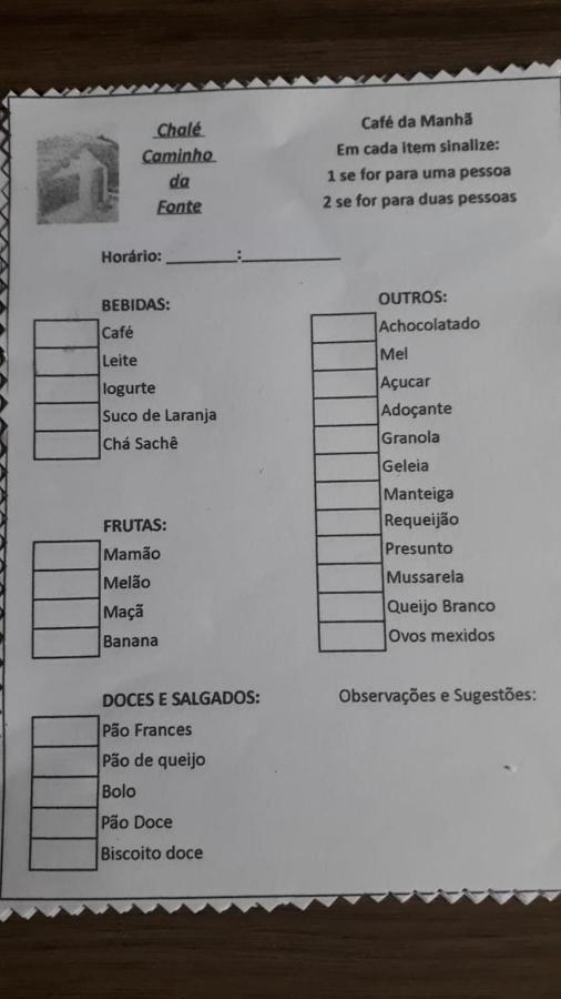 Chalé Caminho da Fonte Monte Verde  Exterior foto